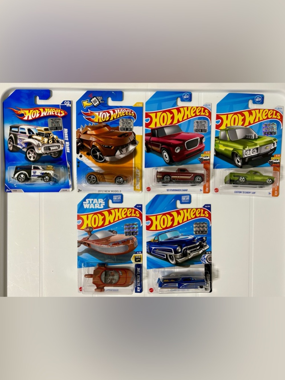 Hot Wheels Random Factory Sealed 6 Car Bundle